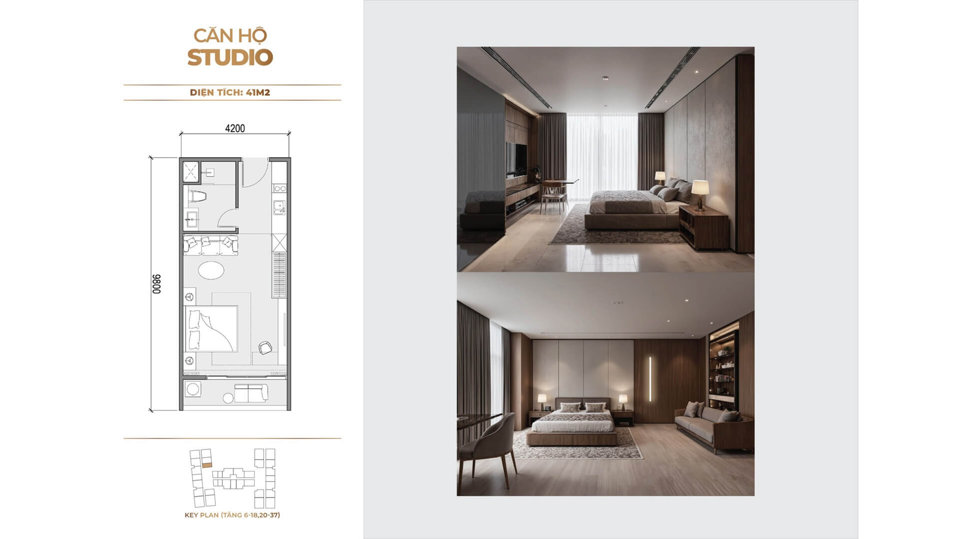 thiết kế căn hộ studio dự án sunshine legend city hưng yên